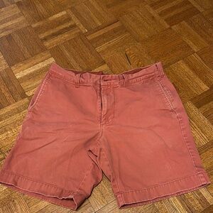 J. Crew Salmon Flat Front Shorts Casual Cotton Blend